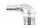 ข้อต่องอ 90°สแตนเลส (เกลียวนอก x เสียบสาย) 3/4"x15 mm