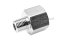 ข้อต่อตรงสแตนเลส (เกลียวนอก x เกลียวใน) 1/4"-18 NPT x M20x1.5 ข้อต่อลด-ข้อต่อเพิ่ม