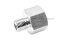 ข้อต่อตรงสแตนเลส (เกลียวนอก x เกลียวใน) 1/4"-19 BSPF x 1/2"-14 NPT ข้อต่อแปลง