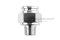 ข้อต่อลมสแตนเลสเกรด 304 (เกลียวนอก x เสียบสาย) ขนาด 1/4" x 14 mm