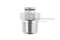 ข้อต่อลมสแตนเลสเกรด 304 (เกลียวนอก x เสียบสาย) ขนาด 1/4" x 4 mm