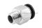 ข้อต่อลมเกลียวมิล (เกลียวนอก x เสียบสาย) ขนาด M12x1.25 x 10 mm
