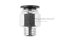 ข้อต่อลมเกลียวมิล (เกลียวนอก x เสียบสาย) ขนาด M12x1.5 x 10 mm