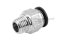 ข้อต่อลมเกลียวมิล (เกลียวนอก x เสียบสาย) ขนาด M14x1.5 x 12 mm