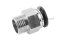 ข้อต่อลมเกลียวมิล (เกลียวนอก x เสียบสาย) ขนาด M16x1.5 x 12 mm