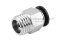 ข้อต่อลมเกลียวมิล (เกลียวนอก x เสียบสาย) ขนาด M16x2.0 x 10 mm