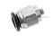 ข้อต่อลมเกลียวมิล (เกลียวนอก x เสียบสาย) ขนาด M5x0.8 x 8 mm