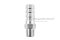 ข้อต่อหางไหลสแตนเลส เกลียวนอกเสียบสาย (เกลียวนอก x หางไหล) ขนาด 1/4"-18 NPT x 13 mm