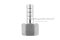 ข้อต่อหางไหลสแตนเลส เกลียวในเสียบสาย (เกลียวใน x หางไหล) ขนาด 1/2" x 13 mm