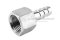ข้อต่อหางไหลสแตนเลส เกลียวในเสียบสาย (เกลียวใน x หางไหล) ขนาด 1/2" x 13 mm