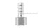 ข้อต่อหางไหลสแตนเลส เกลียวในเสียบสาย (เกลียวใน x หางไหล) ขนาด 1/2" x 15 mm