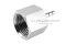 ข้อต่อหางไหลสแตนเลส เกลียวในเสียบสาย (เกลียวใน x หางไหล) ขนาด 1/2" x 4 mm
