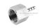 ข้อต่อหางไหลสแตนเลส เกลียวในเสียบสาย (เกลียวใน x หางไหล) ขนาด 1/2" x 6 mm