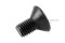 น็อตหัวจมเตเปอร์ดำ 1/4" เกลียว UNF-28 ยาว 1/2" เกรด 10.9 เกลียวตลอด