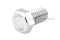 น็อตหัวเหลี่ยมสแตนเลส Stainless Steel Hex Bolt 7/16"x3/4" เกลียว 14 (UNC) เกลียวตลอด