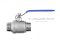 บอลวาล์วสแตนเลส Stainless ball valve ขนาด 1" เกลียวนอก x เกลียวนอก