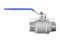 บอลวาล์วสแตนเลส Stainless ball valve ขนาด 1" เกลียวนอก x เกลียวนอก