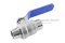 บอลวาล์วสแตนเลส Stainless ball valve ขนาด 1/2" เกลียวนอก x เกลียวนอก