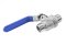 บอลวาล์วสแตนเลส Stainless ball valve ขนาด 1/2" เกลียวนอก x เกลียวนอก