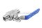 บอลวาล์วสแตนเลส Stainless ball valve ขนาด 1/2" เกลียวนอก x เกลียวนอก