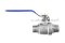 บอลวาล์วสแตนเลส Stainless ball valve ขนาด 1/2" เกลียวนอก x เกลียวนอก