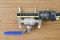 บอลวาล์วสแตนเลส Stainless ball valve ขนาด 1/2" เกลียวนอก x เกลียวนอก