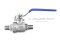 บอลวาล์วสแตนเลส Stainless ball valve ขนาด 1/4" เกลียวนอก x เกลียวนอก