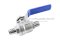 บอลวาล์วสแตนเลส Stainless ball valve ขนาด 1/4" เกลียวนอก x เกลียวนอก