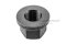 หัวน็อตติดจานทรงสูง-หัวน็อตติดแหวนหนาเหล็กดำ (Flange Hex Nut Carbon Steel, High Type) M24x1.5 เกรด 10.9