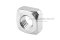 หัวน็อตทรงสี่เหลี่ยมสแตนเลส ( Stainless Square Nut ) ขนาด M10 วงนอก 16.7 mm สูง 7.8 mm