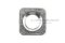 หัวน็อตทรงสี่เหลี่ยมสแตนเลส ( Stainless Square Nut ) ขนาด M10 วงนอก 16.7 mm สูง 7.8 mm