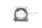 หัวน็อตทรงสี่เหลี่ยมสแตนเลส ( Stainless Square Nut ) ขนาด M4 วงนอก 7 mm สูง 3 mm