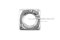 หัวน็อตทรงสี่เหลี่ยมสแตนเลส ( Stainless Square Nut ) ขนาด M5 วงนอก 8 mm สูง 3.8 mm