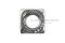 หัวน็อตทรงสี่เหลี่ยมสแตนเลส ( Stainless Square Nut ) ขนาด M6 วงนอก 10 mm สูง 4.8 mm