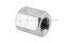 หัวน็อตยาว-ข้อต่อสตัดสแตนเลส 304 ขนาด M6 ยาว 12 mm (หัวน็อตเบอร์ 10) หัวน็อตตัวเมียยาวพิเศษ