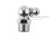 หัวอัดจารบีเหล็กชุบนิกเกิลแบบงอ 90° ขนาด 1/8" เกลียว 28 (BSPT)