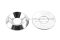 แหวนรองน็อตหัวเตเปอร์ สแตนเลส ทรงกรวยตัดด้านในตัน (304 Stainless Steel Countersunk Washer) ขนาด M6 วงนอก 18 สูง 3.5 mm