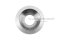 แหวนรองน็อตหัวเตเปอร์ สแตนเลส ทรงกรวยตัดด้านในตัน (304 Stainless Steel Countersunk Washer) ขนาด M6 วงนอก 18 สูง 3.5 mm