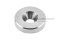 แหวนรองน็อตหัวเตเปอร์ สแตนเลส ทรงเรียบด้านในตัน (304 Stainless Steel Countersunk Washer) ขนาด M3 วงนอก 13 สูง 3 mm