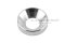 แหวนรองน็อตหัวเตเปอร์ สแตนเลส ทรงเรียบด้านในตัน (304 Stainless Steel Countersunk Washer) ขนาด M5 วงนอก 12 สูง 3 mm