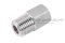 ข้อต่อตรงสแตนเลส (เกลียวนอก x เกลียวใน) 1/4" -19 x M8x1.25 ข้อต่อลด-ข้อต่อเพิ่ม