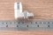 ข้อต่อลมแบบงอ 90° สแตนเลส 304 (เกลียวนอก x เสียบสาย) ขนาด 3/8"-19 (BSPT) x 16 mm
