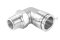 ข้อต่อลมแบบงอ 90° สแตนเลส 304 (เกลียวนอก x เสียบสาย) ขนาด 3/8"-19 (BSPT) x 16 mm