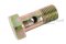 น็อตน้ำมัน Oil Bolt ขนาด 1/4" เกลียว 19 ยาว 36 mm แบบ 1 รู