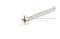 สกรูเกลียวปล่อยสแตนเลสหัวเตเปอร์แฉก #12x2.1/2" (5.3x63 mm)
