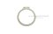 แหวนล็อคนอก แหวนล็อคเพลา สแตนเลส 36 mm (เบอร์ 36) (วัดขนาดวงในของแหวนได้ 33.2 mm ความหนา 1.75 mm)