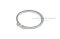 แหวนล็อคนอก แหวนล็อคเพลา สแตนเลส 37 mm (เบอร์ 37)  (วัดขนาดวงในของแหวนได้ 34 mm ความหนา 1.75 mm)