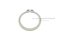 แหวนล็อคนอก แหวนล็อคเพลา สแตนเลส 40 mm (เบอร์ 40) (วัดขนาดวงในของแหวนได้ 37 mm ความหนา 1.75 mm)
