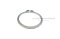 แหวนล็อคนอก แหวนล็อคเพลา สแตนเลส 50 mm (เบอร์ 50) (วัดขนาดวงในของแหวนได้ 45.8 mm ความหนา 2 mm)
