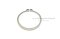 แหวนล็อคนอก แหวนล็อคเพลา สแตนเลส 55 mm (เบอร์ 55) (วัดขนาดวงในของแหวนได้ 50.8 mm ความหนา 2 mm)